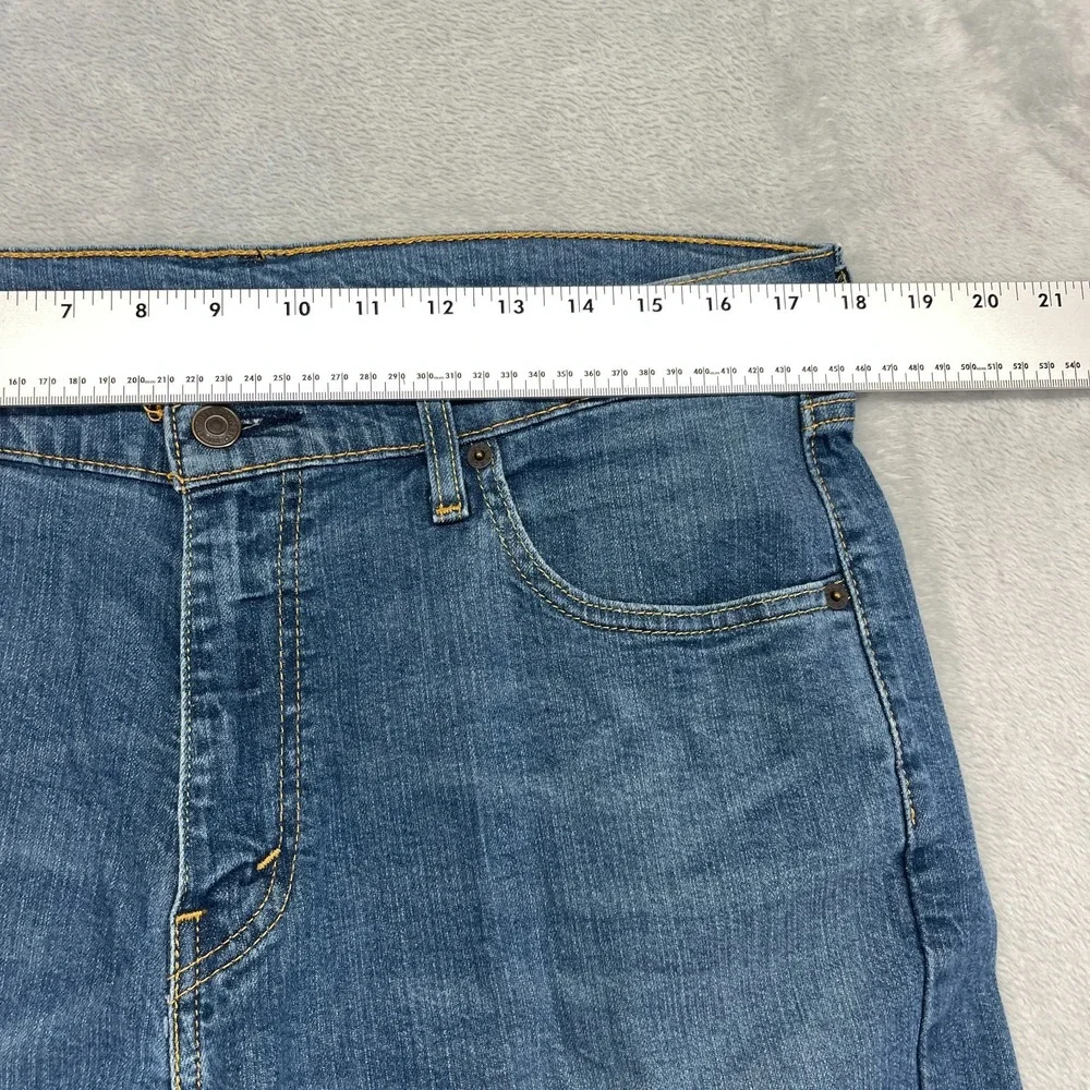 Levi's Jeans Mens 36x32 Blue Denim 527 Faded Medium Wash Americana Slim Bootcut